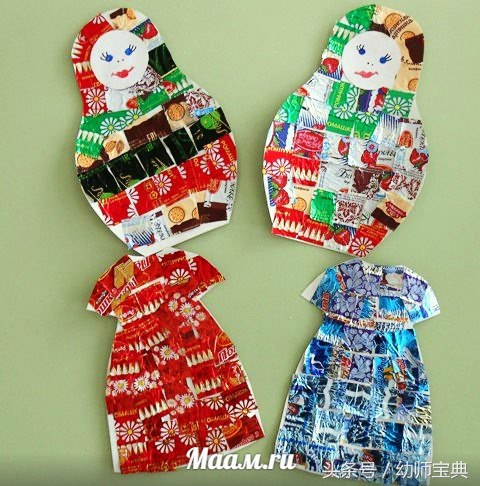 过年糖纸手工,幼儿园糖纸手工制作