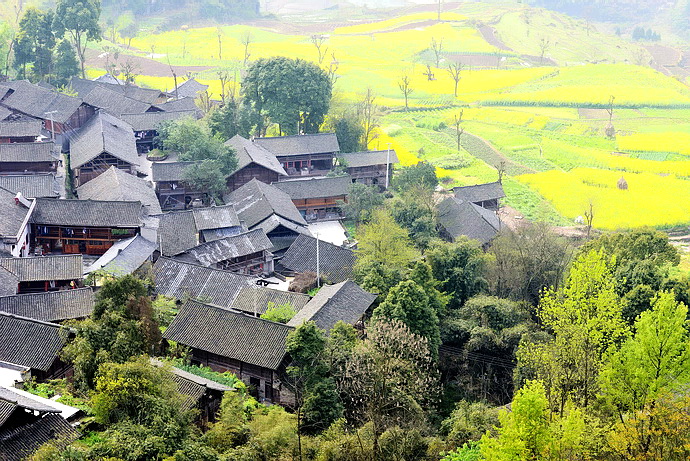 贵州原始古寨景点,贵州清静的古寨