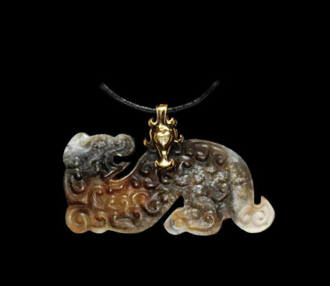 高古玉有没有金镶玉,高古玉玉质很通透