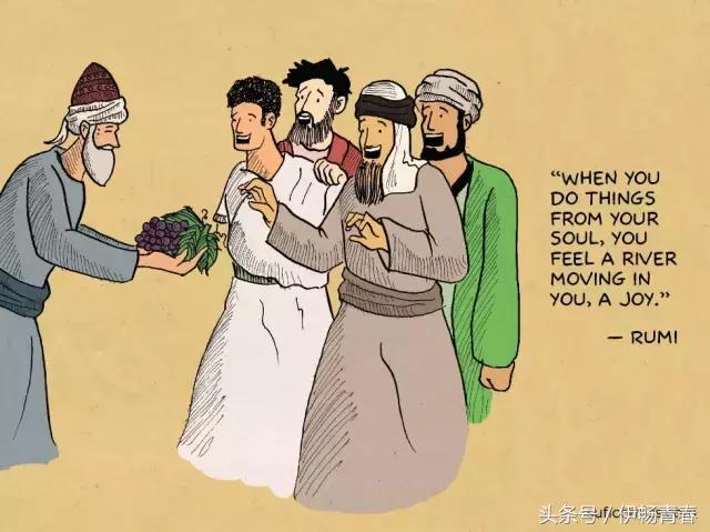 鲁米的经典语句图片,鲁米经典语录