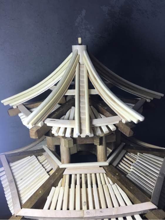 如何用榫卯制作六角凉亭,六角凉亭斜角榫卯