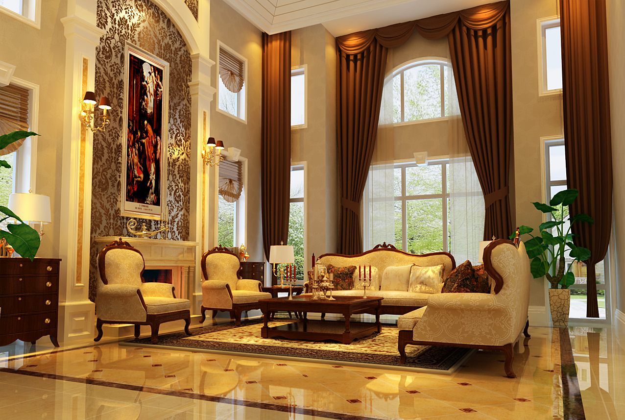 石家庄亿城上山间最新效果图,石家庄新古典大宅设计效果图