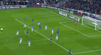 西甲内马尔破门难救主,西甲巴萨2-1马竞全场