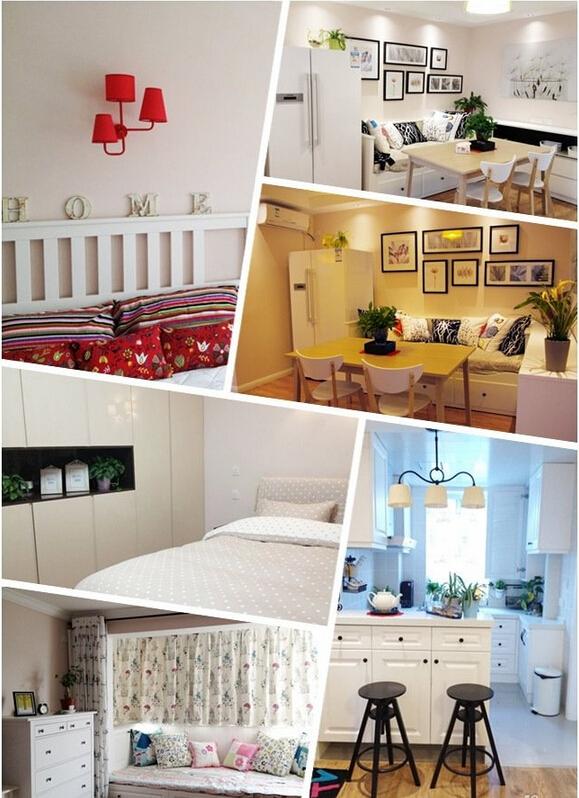 70平方三室一厅宜家风格,宜家家居55平米房间改造