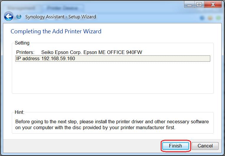 nas共享打印机怎么设置,synology可以用什么打印机