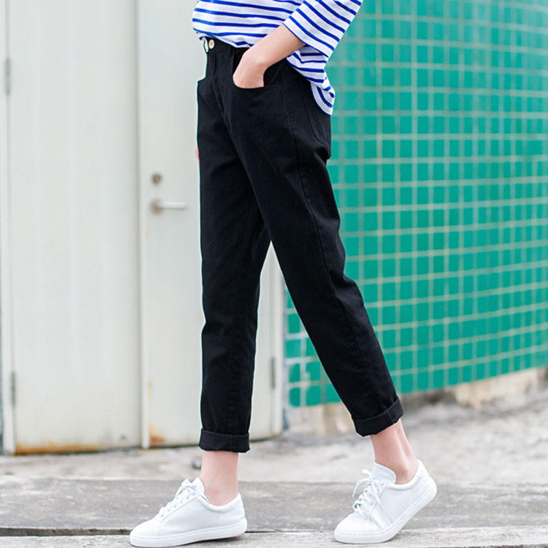 休闲宽松哈伦裤减龄气质又时尚,秋冬哈伦裤潮女中年