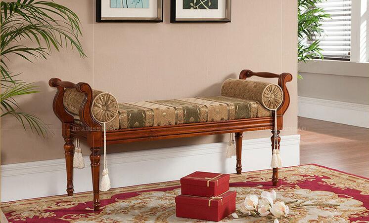 卧室意式极简床尾凳,卧室搭配床尾凳的款式