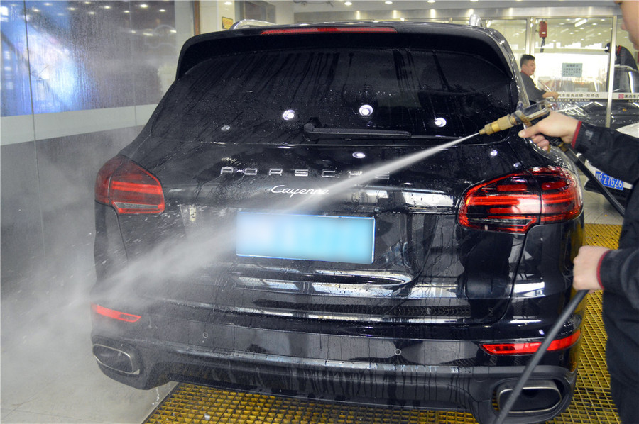 保时捷卡宴tpu漆面保护最佳效果图,保时捷卡宴最美车漆