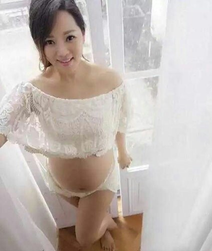 女星孕照差距大,女星的孕照