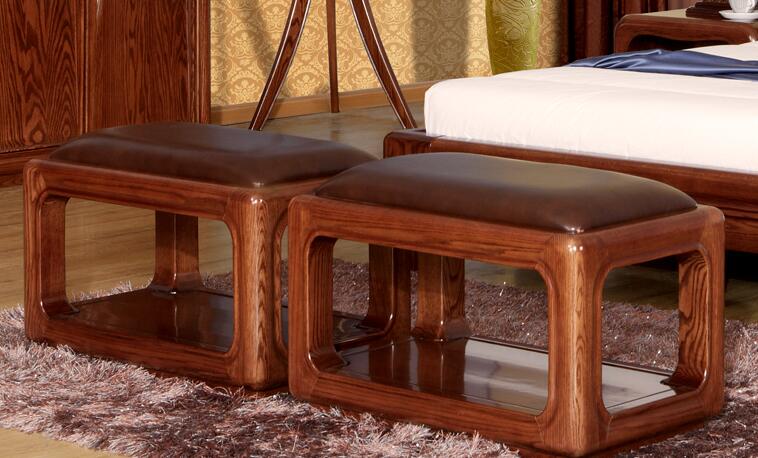 卧室意式极简床尾凳,卧室搭配床尾凳的款式