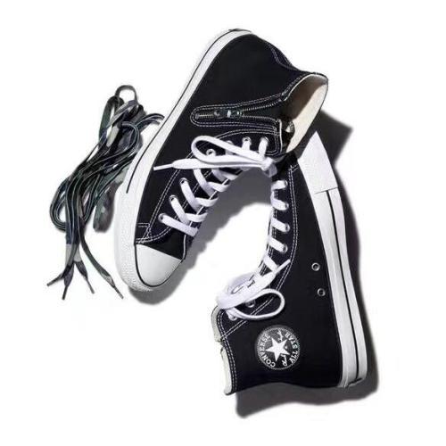 匡威好看联名款集合,匡威撞色帆布鞋蓝白