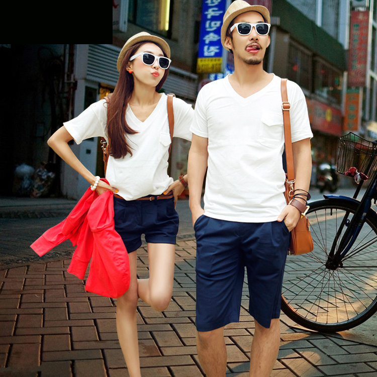 独特的情侣装夏天,浪漫风格情侣装