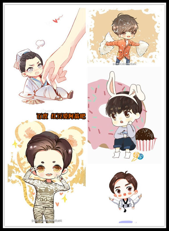 明星Q版形象，真人卡通哪个更萌？