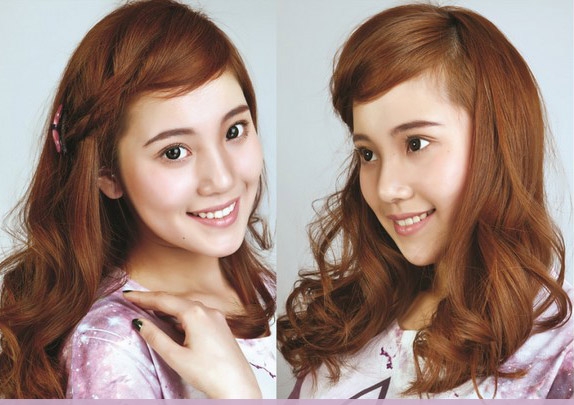 2021显脸小的刘海麻花辫简单编发,8-10岁儿童编发简单漂亮长发刘海