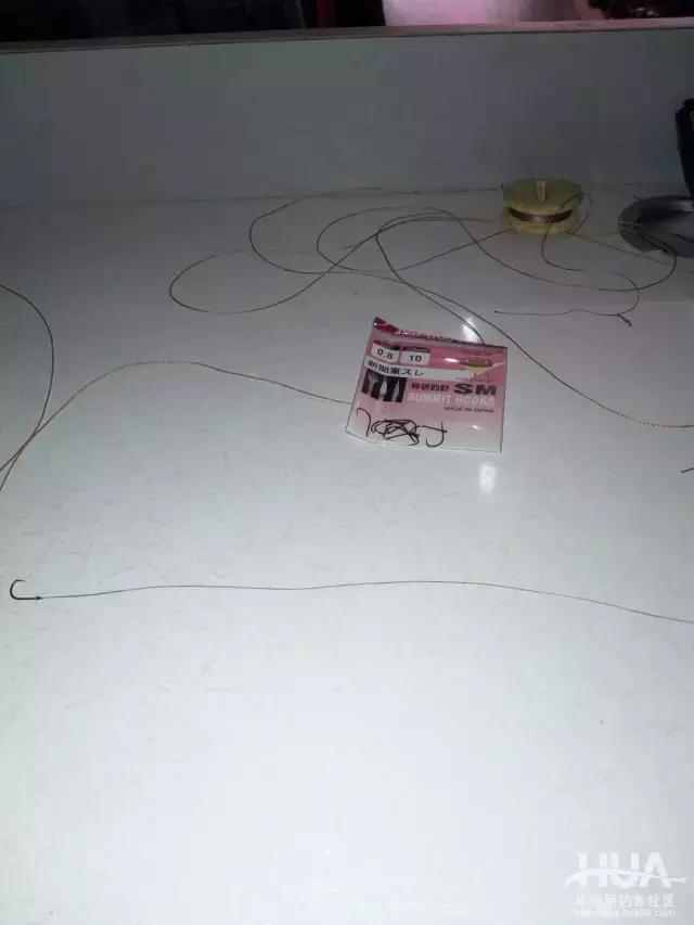 钓上层白条无结串钩绑法,串钩钩子切线了怎么绑