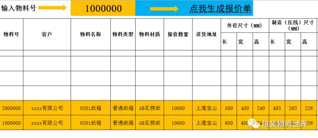 怎么通过excel自动得出纸箱价格,纸箱厂单价公式怎么在excel里设置