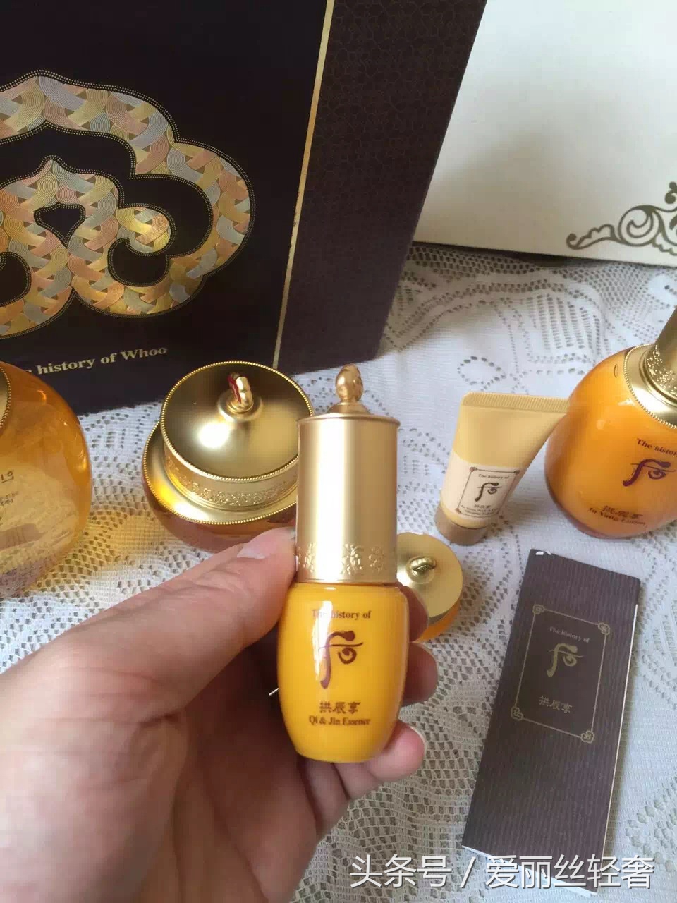 whoo后拱辰享美白水乳套装,韩国whoo后拱辰享水乳霜三件套