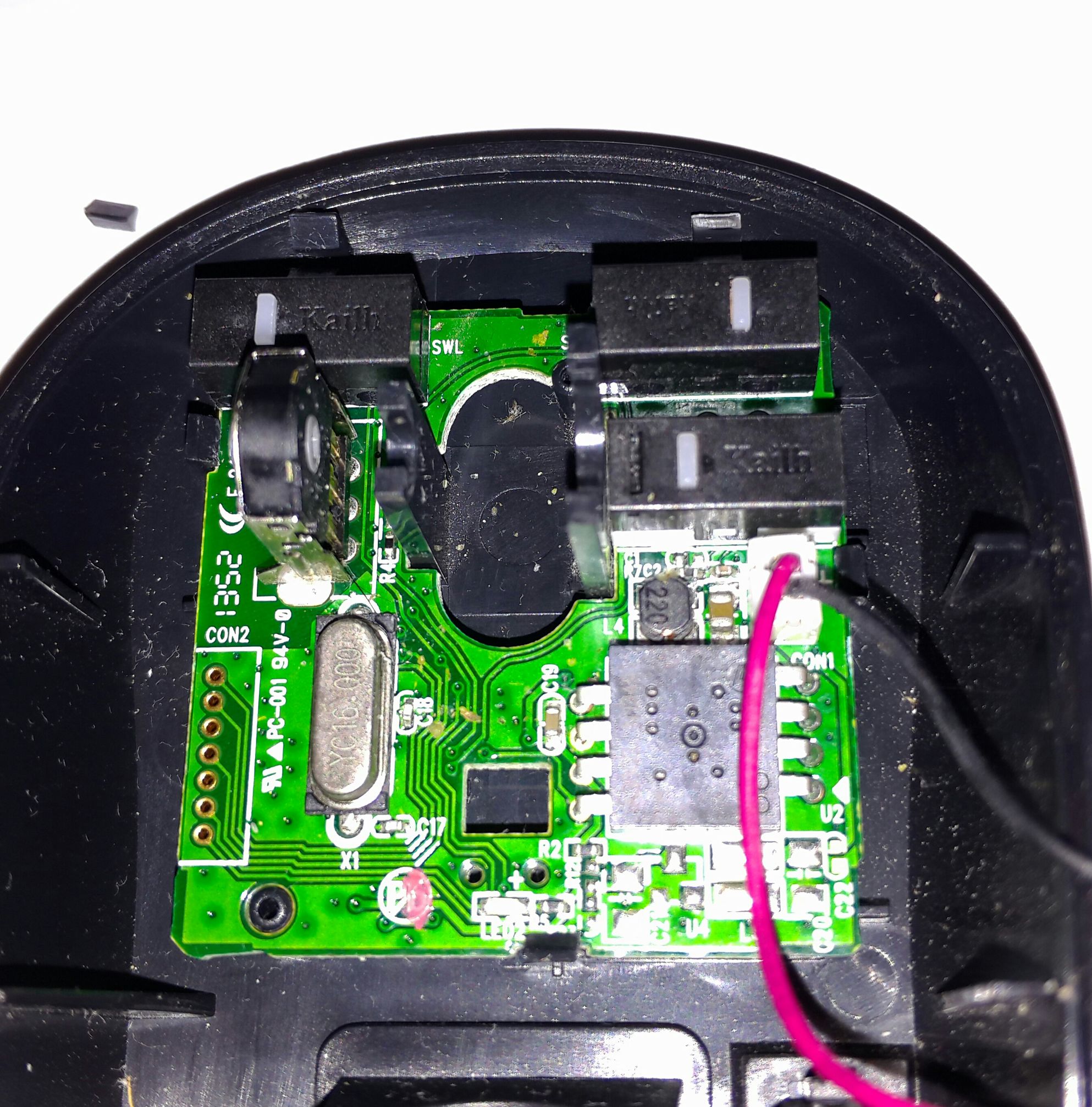 雷柏m10鼠标滚轮失灵,雷柏1200鼠标拆卸更换