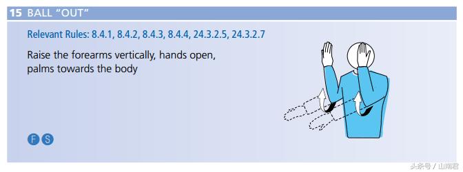 排球比赛裁判手势视频教学,排球发球未过是什么裁判手势