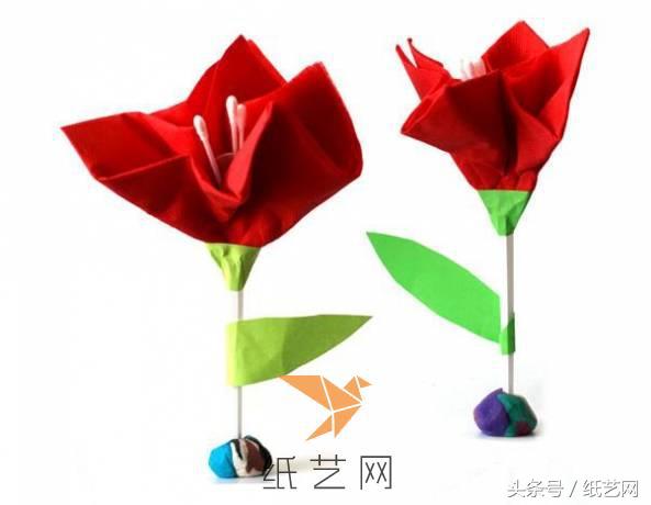 彩纸手工制作花朵简单教师节,教师节手工纸花朵制作方法