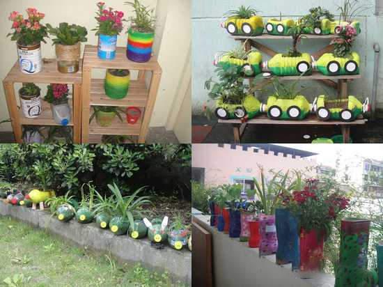 如何用塑料瓶做花盆图解,怎么用塑料瓶做花盆图解