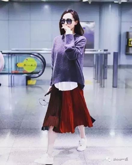 唐嫣米兰时装周优雅时髦,唐嫣真是明星中的时髦精