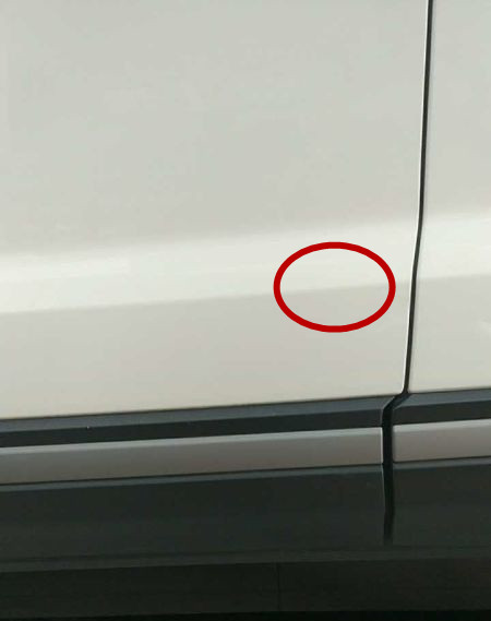 路虎极光修凹陷掉漆,新款路虎极光车门凹陷修复