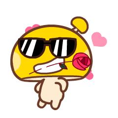 微信情侣间坏坏表情包,蘑菇表情包撩妹微信