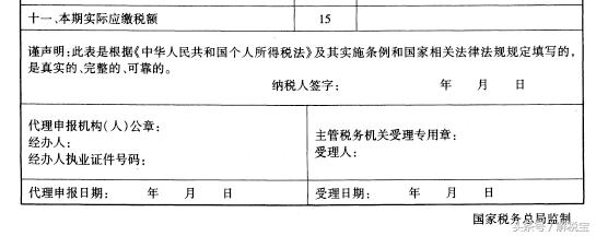 跨地区经营汇总纳税申报表,个人所得税纳税申报表收入怎么填