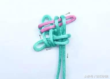 最简单红绳结编法图解,中国结编织红绳子的编法