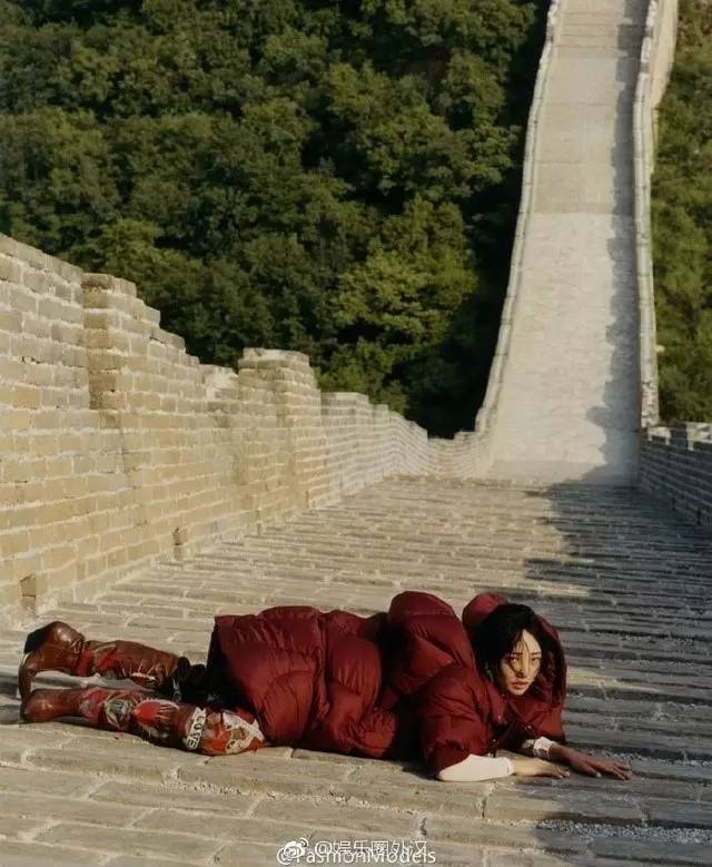 白百何拍照,白百何凹造型高清图片