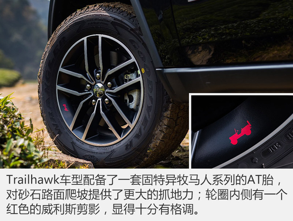 大块头有大智慧试驾全新大切诺基,大切诺基适合越野和公路的轮胎