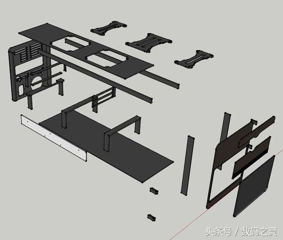 改造显卡机箱,广达双子星自制机箱