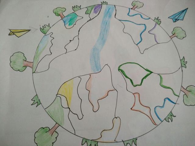 使出洪荒之力画手抄报,英语自画像为主题手抄报