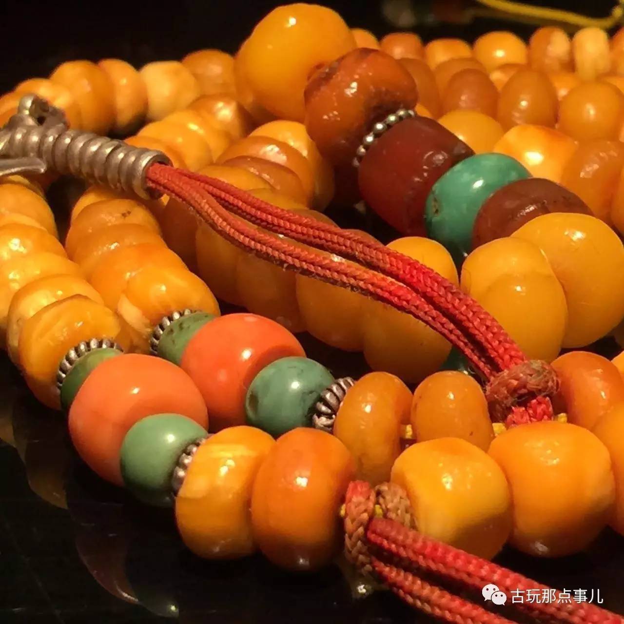 辨别烤色老蜜蜡方法图片,鉴别老蜜蜡的简单方法图片