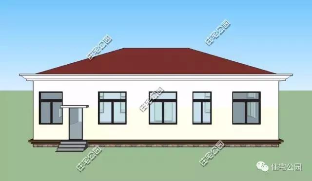 开间14米进深11米一层别墅,开间14进深11米的一层平房