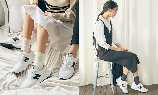 孔孝真球鞋,孔孝真蓝色穿搭