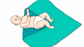 怎么把孩子裹起来睡觉,把孩子裹起来正确方法