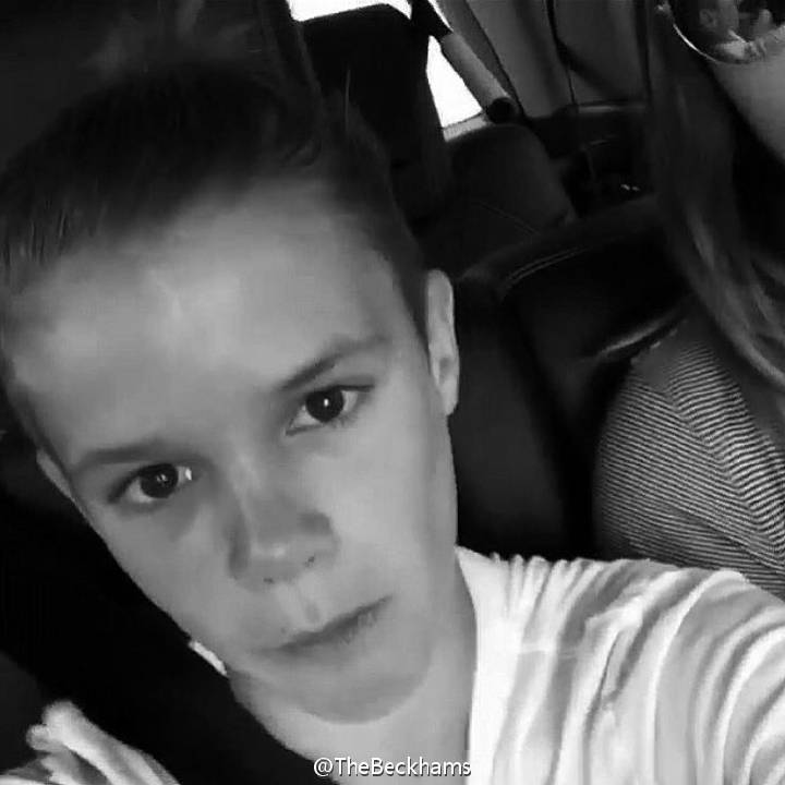 贝克汉姆哪个儿子帅,贝克汉姆三个儿子谁最宠小七