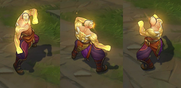 盲僧被火烧,盲僧金光闪闪的皮肤