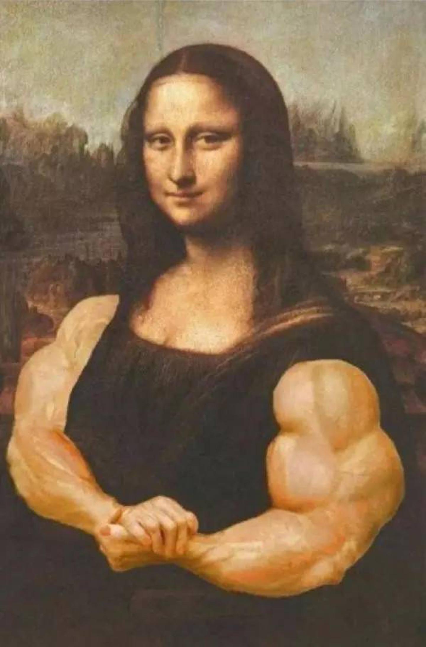 蒙娜丽莎细思极恐的真面目,蒙娜丽莎的一些细节