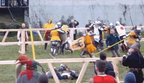 中国队首战世界杯,中国参加中世纪盔甲格斗锦标赛