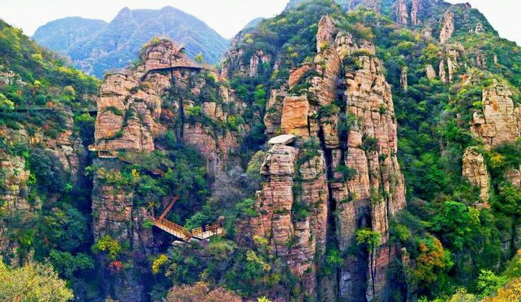 黄河丹峡韶山峡,渑池县韶山峡景区