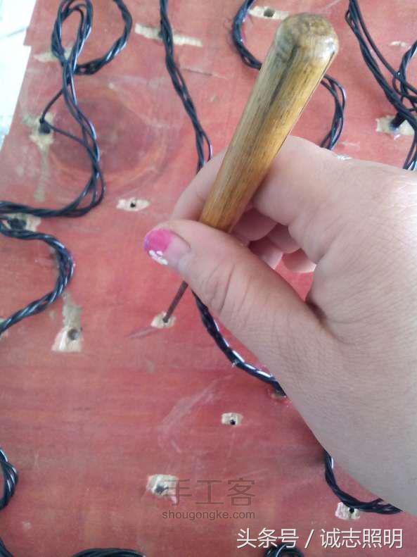 水晶吊灯手工diy制作,石膏板水晶吊灯的底座安装方法