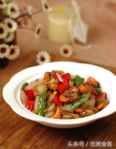 鲜扇贝丁的家常做法,麻辣扇贝的家常做法