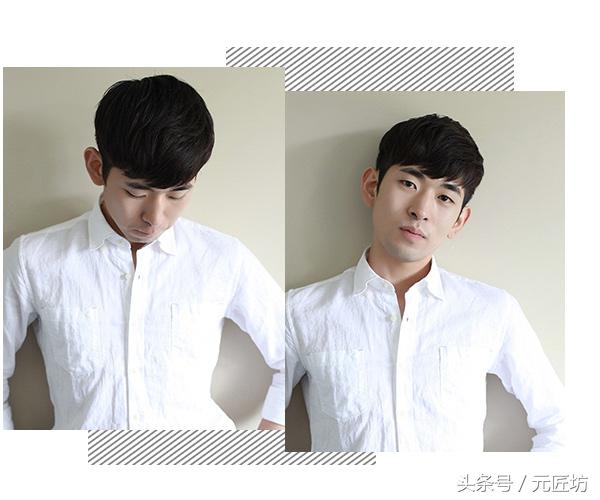 男生斜刘海发型做法,男生马尾辫斜刘海