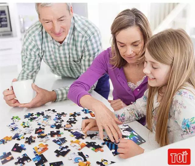 3-6岁木质儿童拼图早教智力开发,toi益智早教拼图