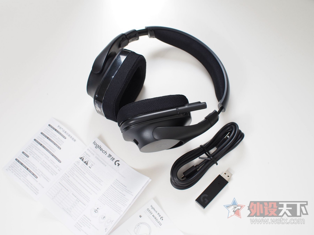 罗技g435无线游戏耳机体验,罗技g533