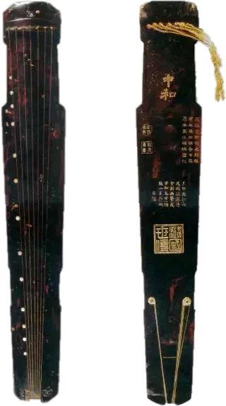 中国历代古琴图片大全,中国古琴图谱