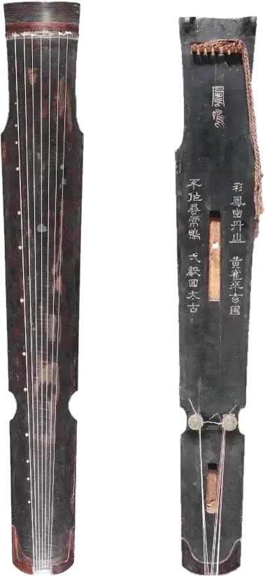 中国历代古琴图片大全,中国古琴图谱